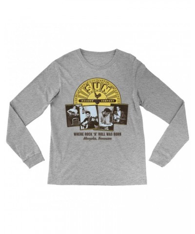 Elvis Presley Long Sleeve Shirt | In Studio Photo Collage Shirt $10.18 Shirts