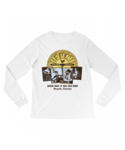 Elvis Presley Long Sleeve Shirt | In Studio Photo Collage Shirt $10.18 Shirts