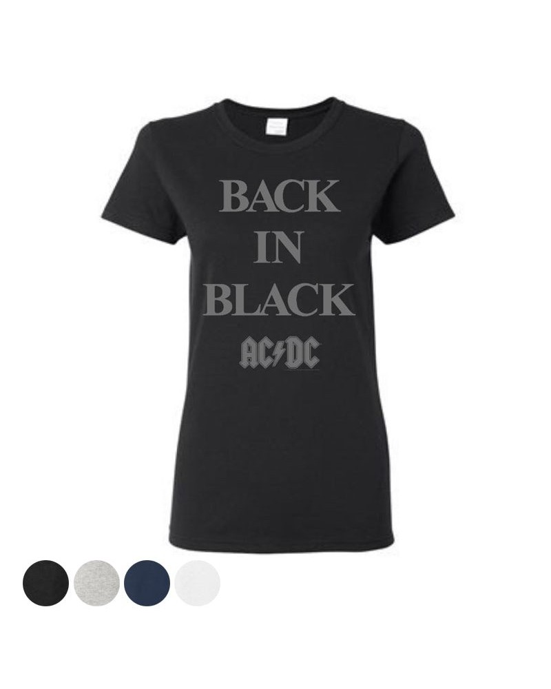 AC/DC Women's Back In Black T-shirt $11.40 Shirts