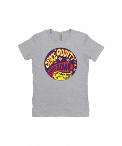 David Bowie Ladies' Boyfriend T-Shirt | Space Oddity Shirt $8.48 Shirts