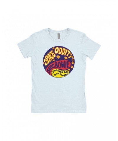 David Bowie Ladies' Boyfriend T-Shirt | Space Oddity Shirt $8.48 Shirts