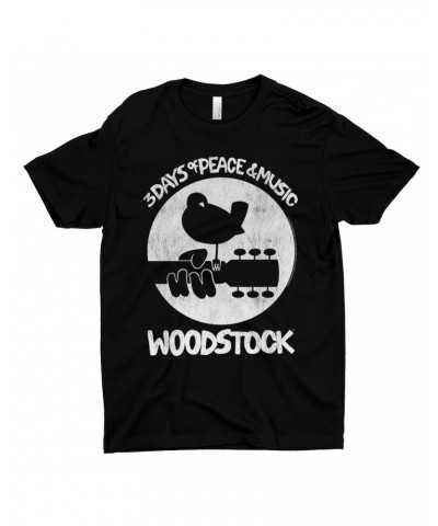 Woodstock T-Shirt | Bird And Guitar All In White Shirt $12.48 Shirts