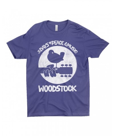 Woodstock T-Shirt | Bird And Guitar All In White Shirt $12.48 Shirts