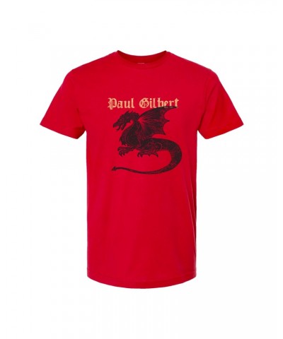 Paul Gilbert Dragon Tee - Red $11.10 Shirts