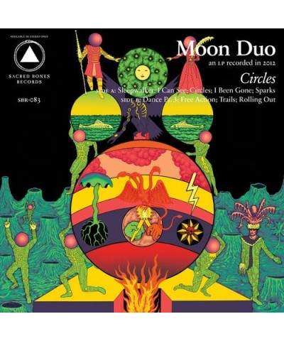 Moon Duo CIRCLES (GREEN VINYL) Vinyl Record $6.66 Vinyl