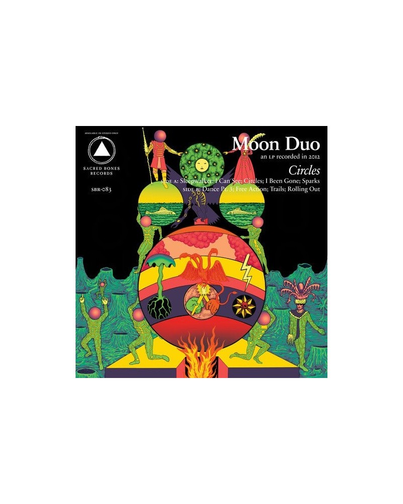 Moon Duo CIRCLES (GREEN VINYL) Vinyl Record $6.66 Vinyl