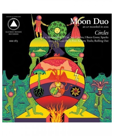 Moon Duo CIRCLES (GREEN VINYL) Vinyl Record $6.66 Vinyl