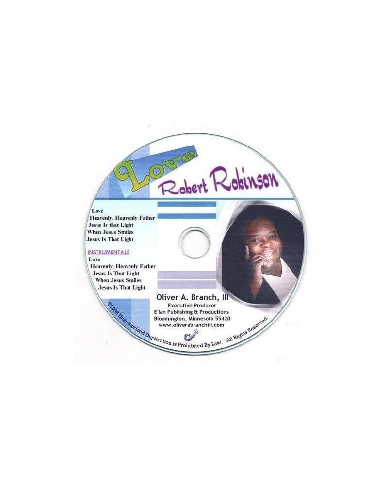 Robert Robinson LOVE CD $6.20 CD