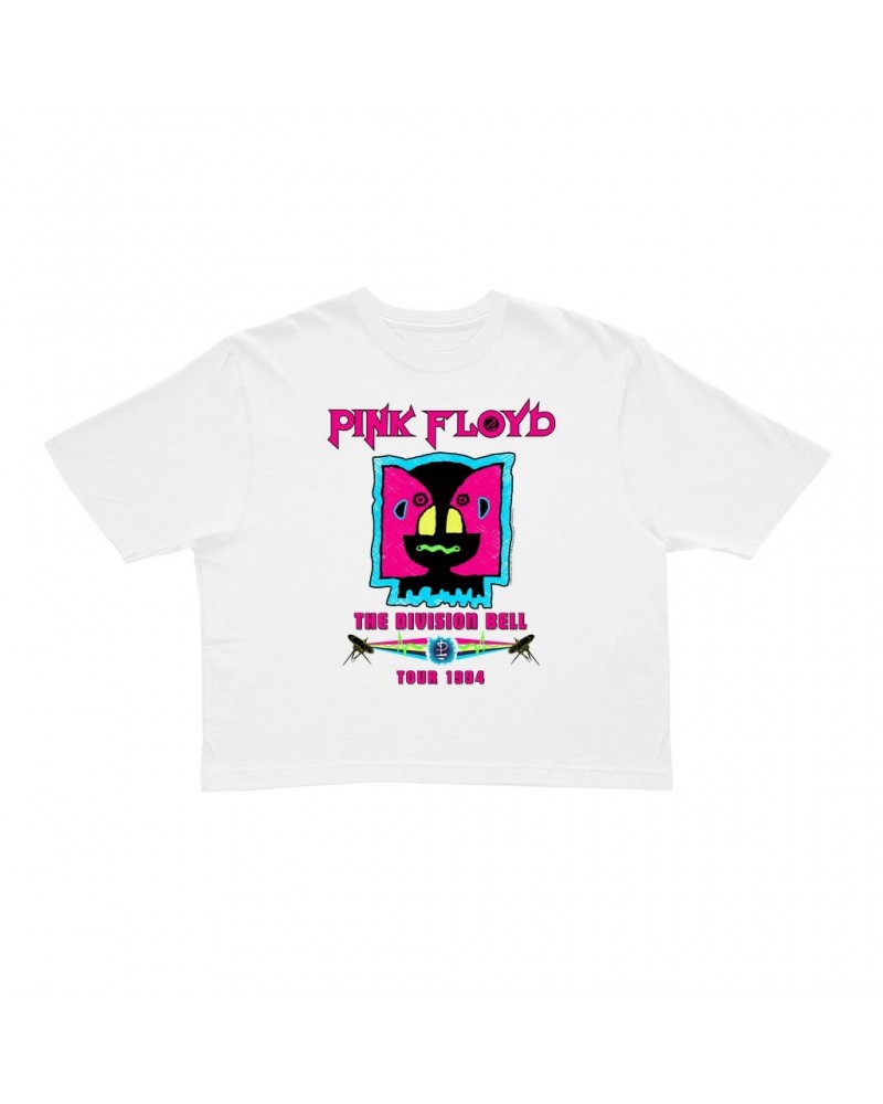 Pink Floyd Ladies' Crop Tee | Division Bell 1994 Tour Design Crop T-shirt $8.09 Shirts