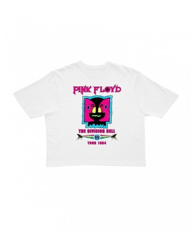 Pink Floyd Ladies' Crop Tee | Division Bell 1994 Tour Design Crop T-shirt $8.09 Shirts