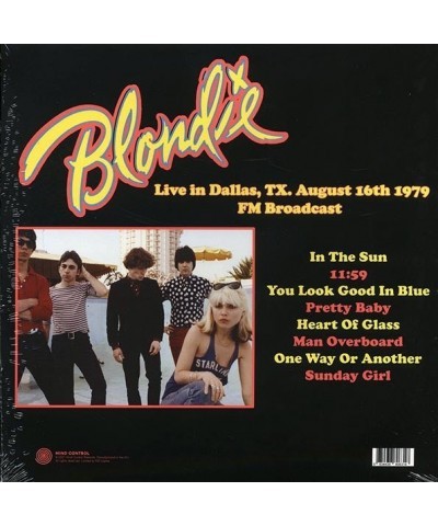 Blondie LP - Live In Dallas TX August 16th 1979 FM Broadcast (ltd. 500 copies made) (Vinyl) $18.62 Vinyl