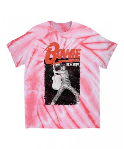 David Bowie T-Shirt | Asia Concert Promotion Distressed Tie Dye Shirt $11.05 Shirts