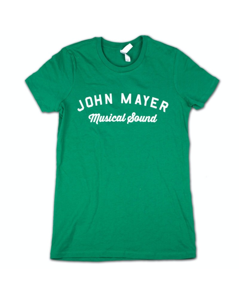 John Mayer Ladies Musical Sound Logo T-shirt $11.52 Shirts