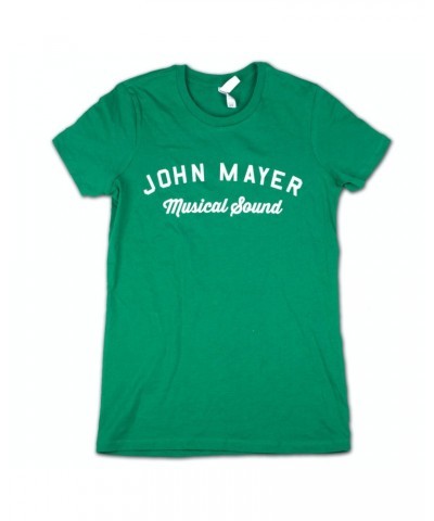 John Mayer Ladies Musical Sound Logo T-shirt $11.52 Shirts