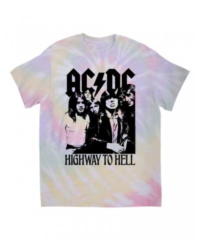 AC/DC T-Shirt | Highway To Hell Retro Black Tie Dye Shirt $11.32 Shirts