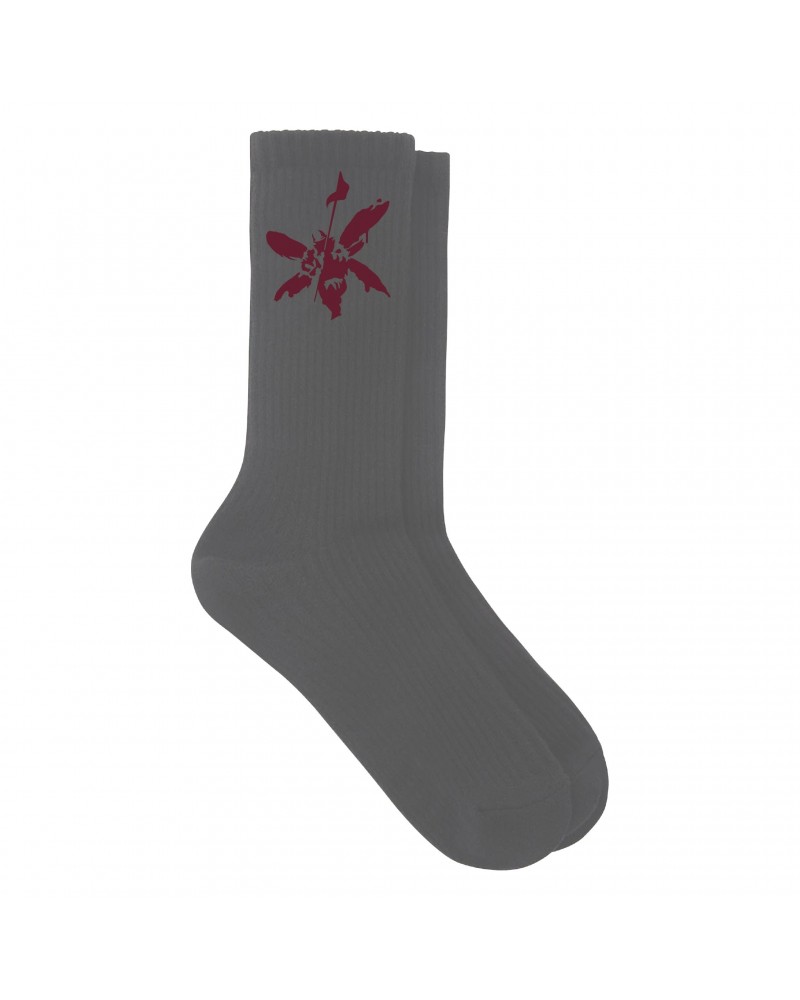 Linkin Park Street Soldier Grey Knit Socks $7.20 Footware