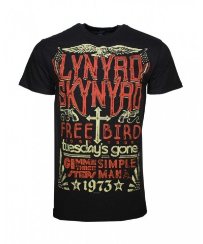 Lynyrd Skynyrd T Shirt | Lynyrd Skynyrd 1973 Hits T-Shirt $8.38 Shirts