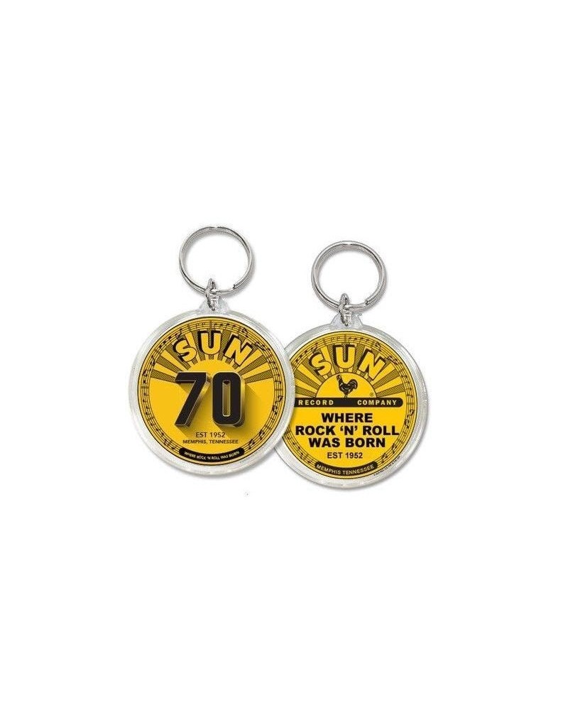 Sun Records 70th Anniversary Yellow Acrylic Keychain $1.95 Accessories