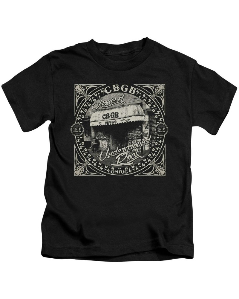 Cbgb Kids T Shirt | FRONT DOOR Kids Tee $5.85 Kids