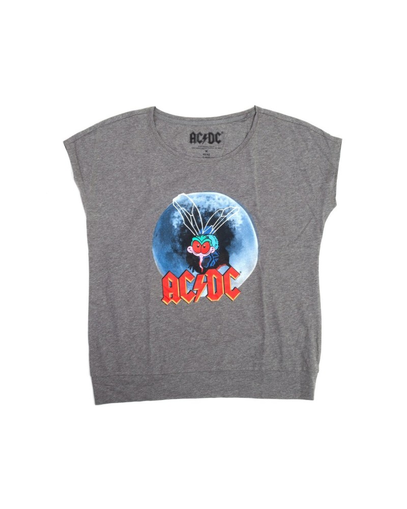 AC/DC Fly On The Wall Ladies Grey T-Shirt $7.65 Shirts