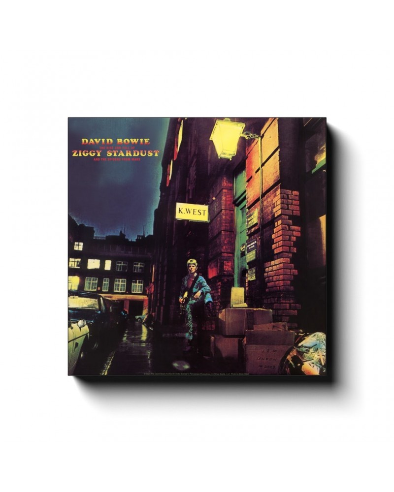 David Bowie Wall Art | Ziggy Stardust Album Cover Canvas Wrap $16.98 Decor