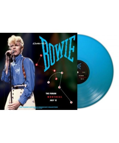 David Bowie LP Vinyl Record - Live At The Forum Montreal 19 83 (Turquoise Vinyl) $20.43 Vinyl