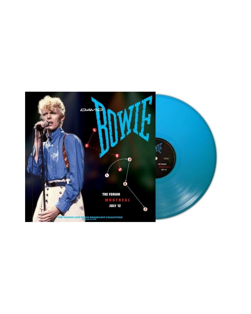 David Bowie LP Vinyl Record - Live At The Forum Montreal 19 83 (Turquoise Vinyl) $20.43 Vinyl