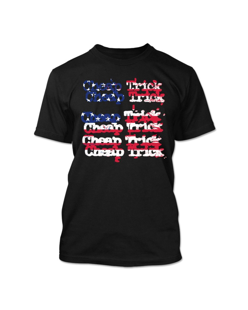 Cheap Trick Flag Logo T-Shirt $10.00 Shirts