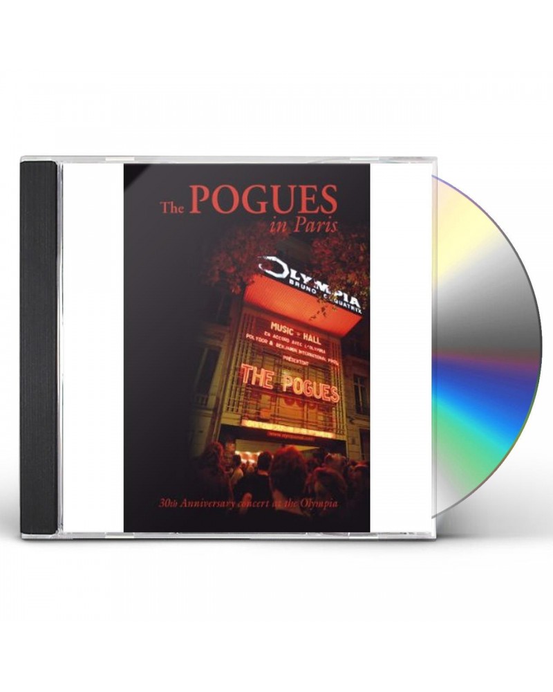 The Pogues IN PARIS: 30TH ANNIVERSARY CONCERT CD $8.58 CD