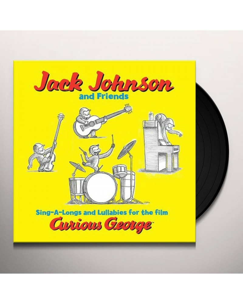 Jack Johnson Sing-A-Longs And Lullabies For The Film Curious George (LP) Vinyl Record $17.04 Vinyl