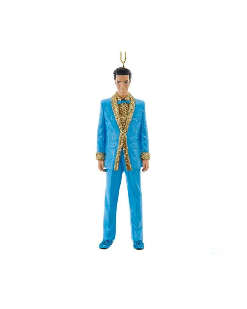 Elvis Presley 5" Blue Suit Ornament $4.74 Decor