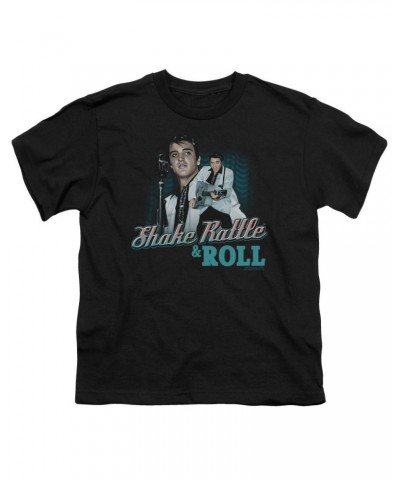 Elvis Presley Youth Tee | SHAKE RATTLE & ROLL Youth T Shirt $6.00 Kids