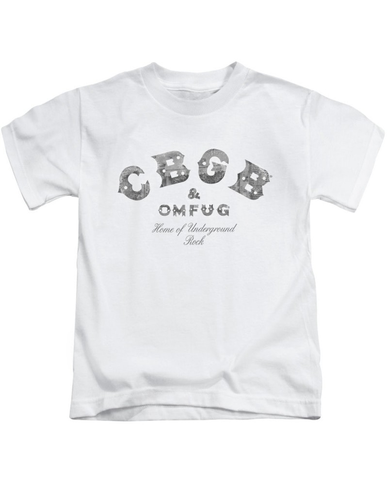 Cbgb Kids T Shirt | CLUB LOGO Kids Tee $6.60 Kids