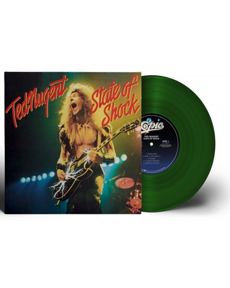 Ted Nugent STATE OF SHOCK (GREEN VINYL) Vinyl Record $7.80 Vinyl