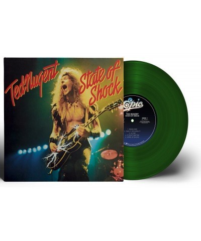 Ted Nugent STATE OF SHOCK (GREEN VINYL) Vinyl Record $7.80 Vinyl