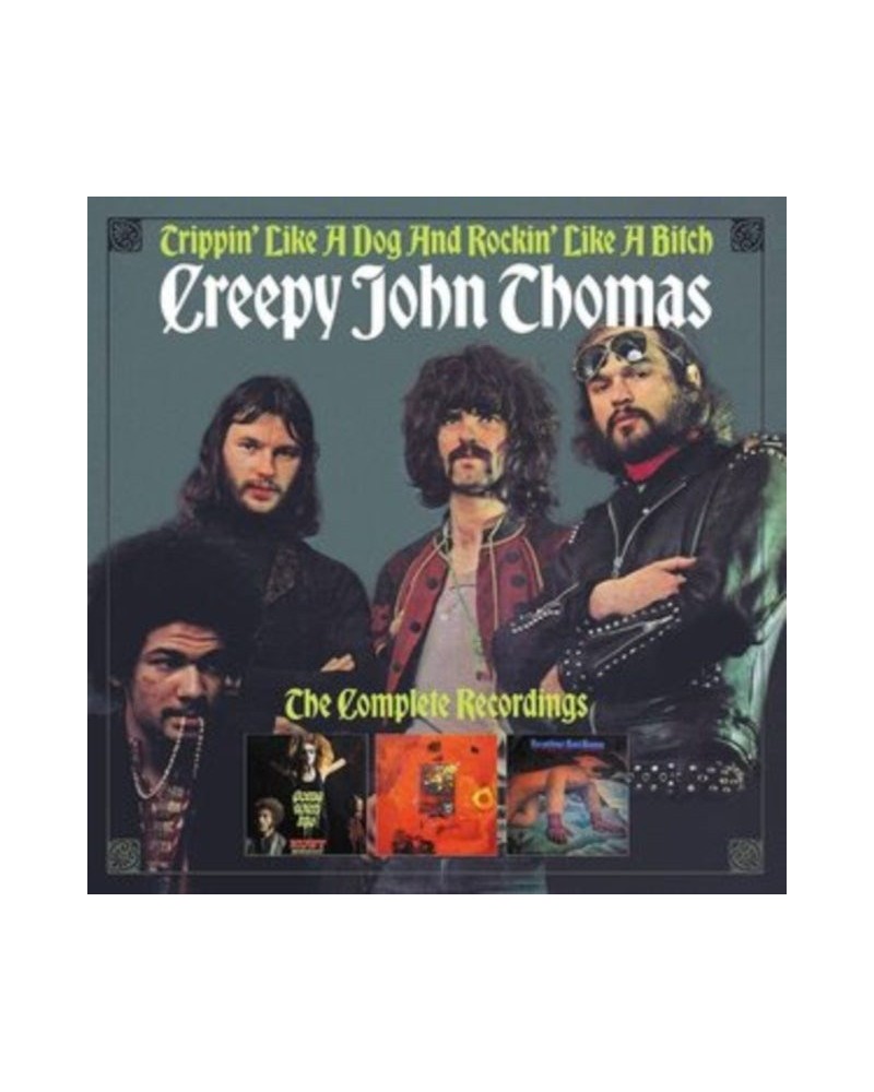 Creepy John Thomas CD - Trippin' Like A Dog And Rockin' Like A Bitch - The Complete Recordings (Capacity Wallet) $20.96 CD