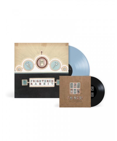 Frightened Rabbit Winter of Mixed Drinks Blue Vinyl and bonus 7"" $11.40 Vinyl