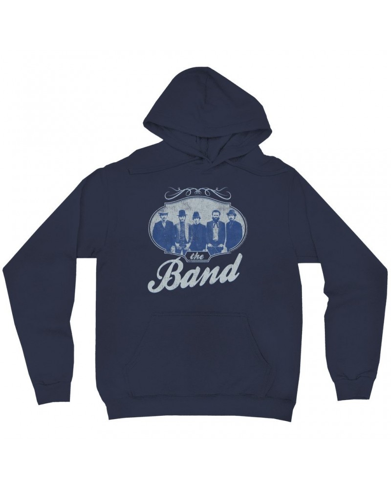 The Band Hoodie | Filigree Framed Photo Design Distressed Hoodie $15.98 Sweatshirts