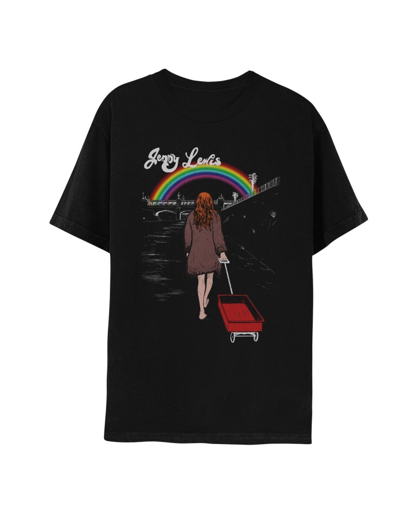 Jenny Lewis Rabbit Fur Coat Tee - Black $8.75 Shirts