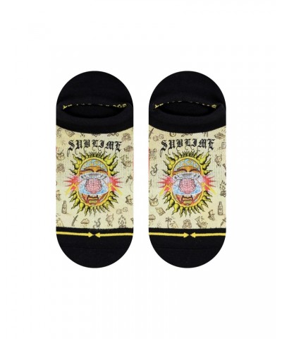 Sublime Mind Blown Sun No Show Socks $4.42 Footware