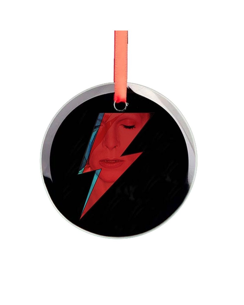 David Bowie Aladdin Sane Bolt Glass Ornament $5.40 Decor