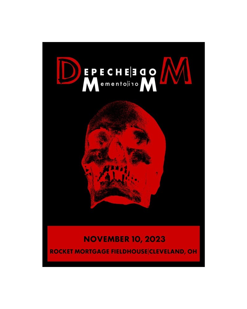 Depeche Mode Memento Mori Tour 2023 Cleveland Screen Print Poster Limited Edition $24.00 Decor