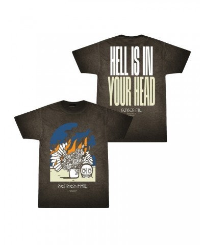 Senses Fail Fire Oil Wash T-Shirt $13.50 Shirts