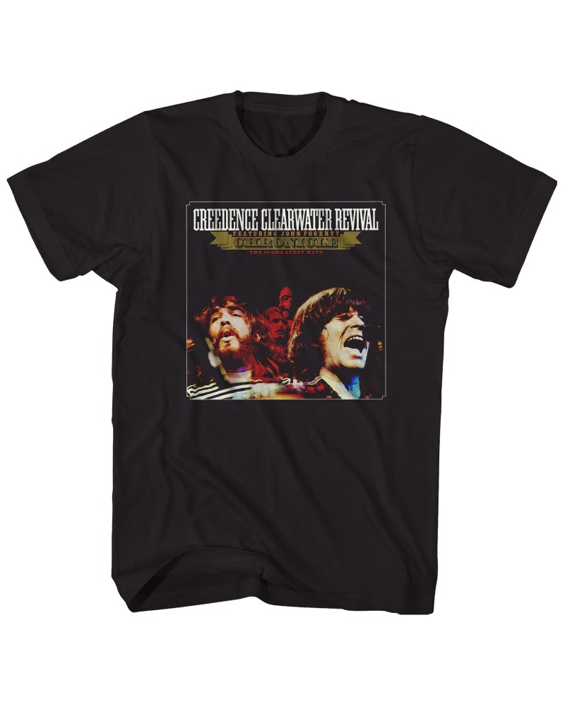 Creedence Clearwater Revival T-Shirt | Chronicle Album Art T-Shirt $11.23 Shirts