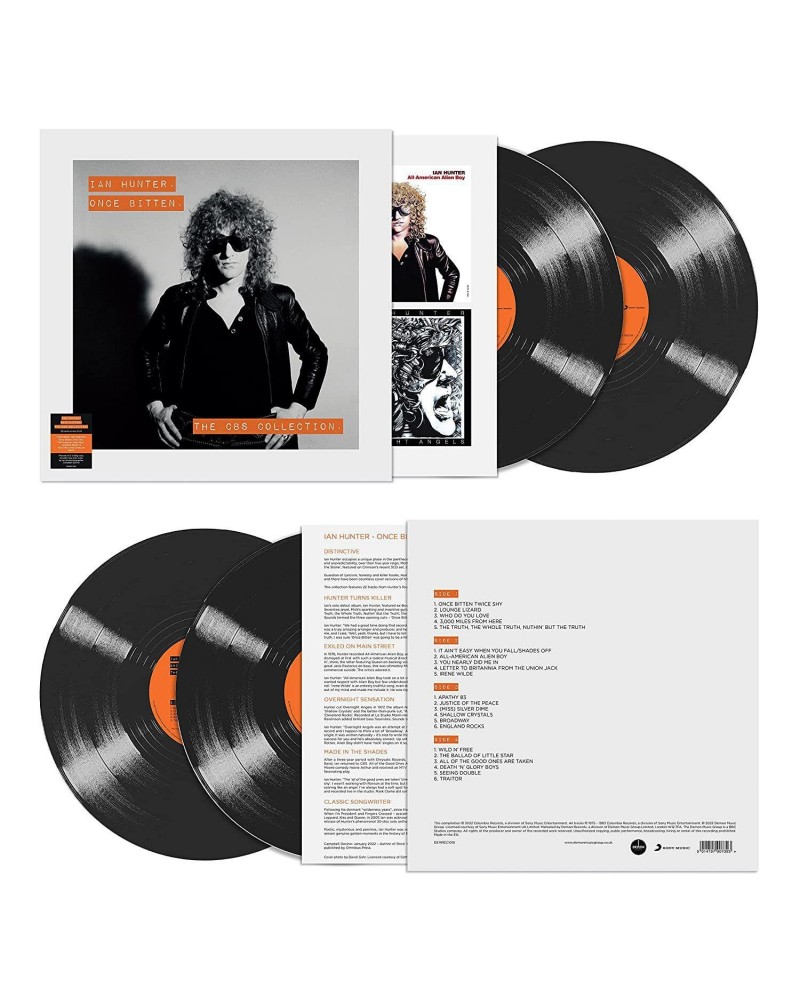 Ian Hunter Once Bitten: The CBS Collection (140G/2LP) vinyl record $19.40 Vinyl