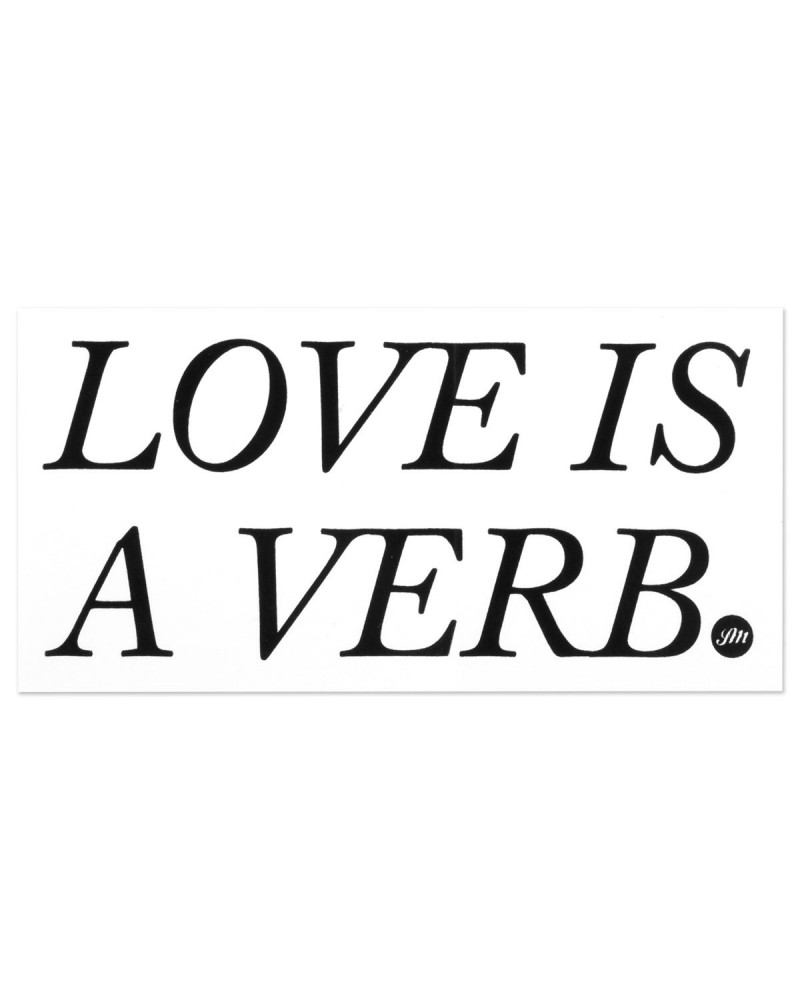 John Mayer Love Is A Verb Sticker $0.72 Accessories