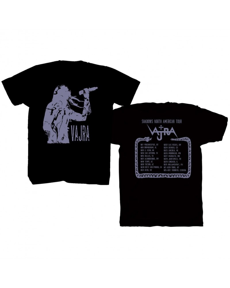 Vajra Limited Edition Vajra Shadows Tour Unisex T-Shirt $13.65 Shirts