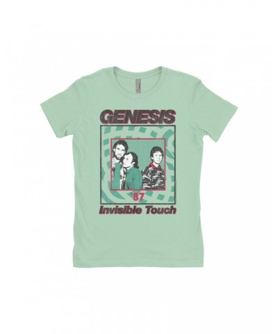 Genesis Ladies' Boyfriend T-Shirt | 1987 Invisible Touch Promo Design Shirt $8.98 Shirts