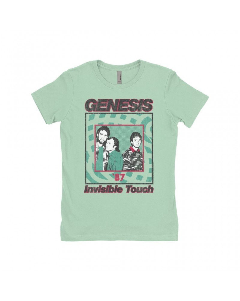 Genesis Ladies' Boyfriend T-Shirt | 1987 Invisible Touch Promo Design Shirt $8.98 Shirts