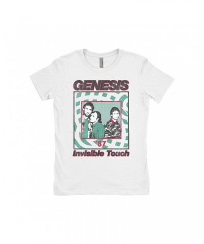 Genesis Ladies' Boyfriend T-Shirt | 1987 Invisible Touch Promo Design Shirt $8.98 Shirts